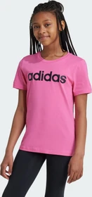 adidas Essentials Linear Logo Cotton Slim Fit T-Shirt kurzarm pulse magenta/black (Junior)