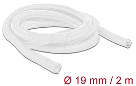 DeLOCK Geflechtschlauch selbstschließend, 19mm, 2m, weiß
