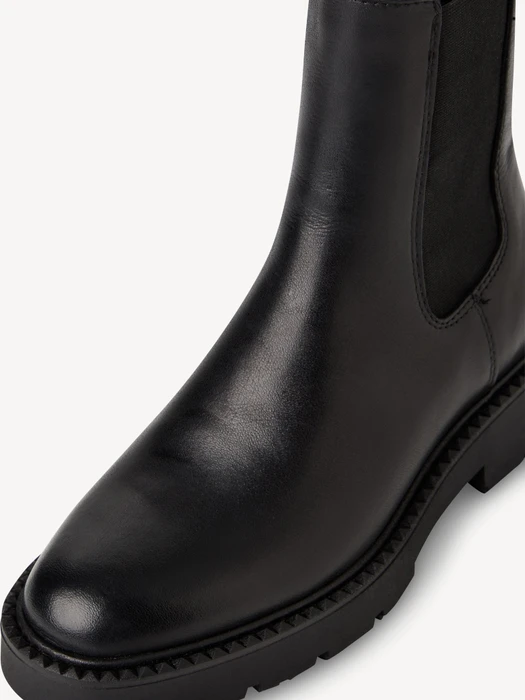 Tamaris Leder Chelsea Boot schwarz (Damen)