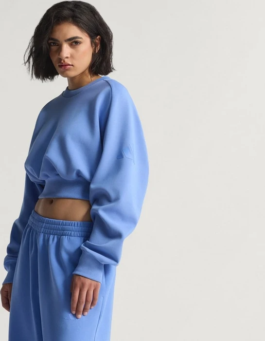 adidas Weiches Lux Loose Sweatshirt blue fusion (Damen)