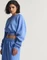 adidas Weiches Lux Loose Sweatshirt blue fusion (Damen) Vorschaubild