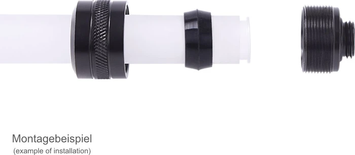 Alphacool Eiszapfen Pro 16mm Ersatz O-Ringe und Nylon Inserts, 12er-Pack