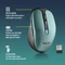 NGS Evo Rust Ice Wireless Rechargeable Silent Mouse blau/schwarz, USB Vorschaubild