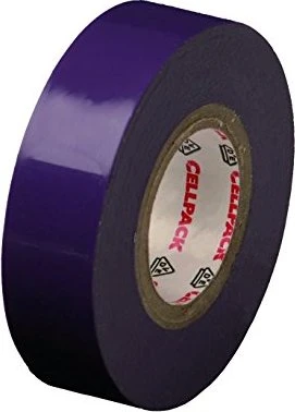 Cellpack No.128 violett, Isolierband, 15mm/10m, 10 Stück