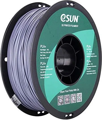 eSUN PLA+, grau, Spule, 1.75mm, 1.00kg