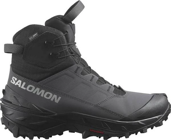 Salomon Crosstrak Powder Waterproof black/asphalt/sharkskin (Herren)