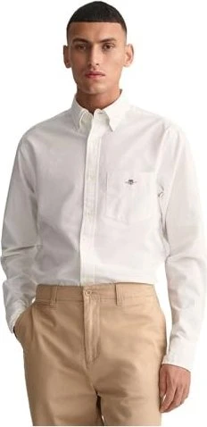 Gant Regular Fit Classic Oxford Hemd langarm weiß (Herren)