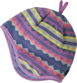 Patagonia Baby Reversible Mütze diamond stripe: brisk purple (Junior)