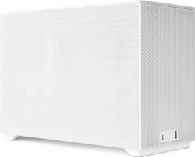 SSUPD Meshroom D, weiß, Variant B, 1x USB-C 3.2, 1x USB-A 3.0, Mini-ITX