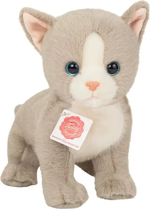 Teddy Hermann Babykatze 24cm grau
