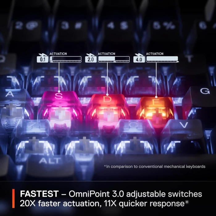 SteelSeries Apex Pro Gen 3, OmniPoint 3.0, USB, ND