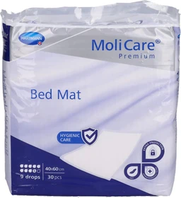 Hartmann MoliCare Premium Bed Mat 9 Tropfen Bettschutzeinlage, 40x60cm, 30 Stück