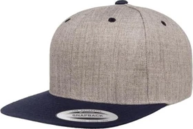 Flexfit YP Classics Premium Snapback 2-Tone Kappe heather navy