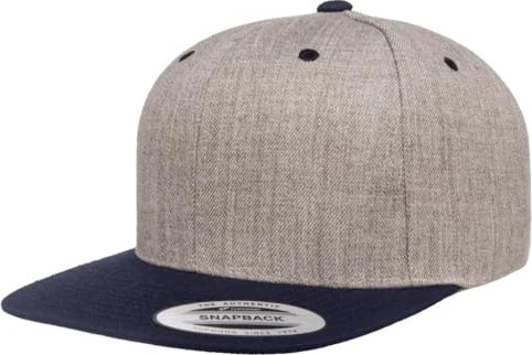 Flexfit YP Classics Premium Snapback 2-Tone Kappe heather navy