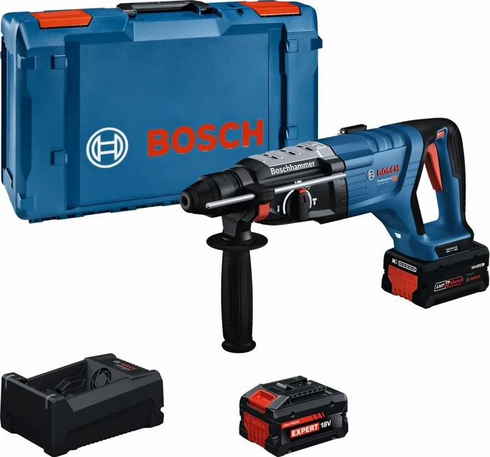 Bosch Professional GBH 18V-28 D Akku-Bohr-/Meißelhammer inkl. L-Boxx + 2 Akkus 5.5Ah