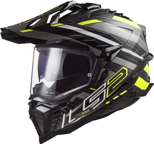 LS2 MX701 Explorer Carbon Edge HI-VIS