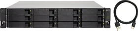 QNAP Rack Expansion Unit TL-R1200C-RP, 1x USB-C 3.1, 2HE
