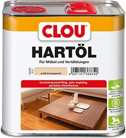 CLOU Hartöl innen weiß transparent, 2.5l