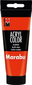 Marabu Acryl Color Acrylfarbe, zinnoberrot, 100ml