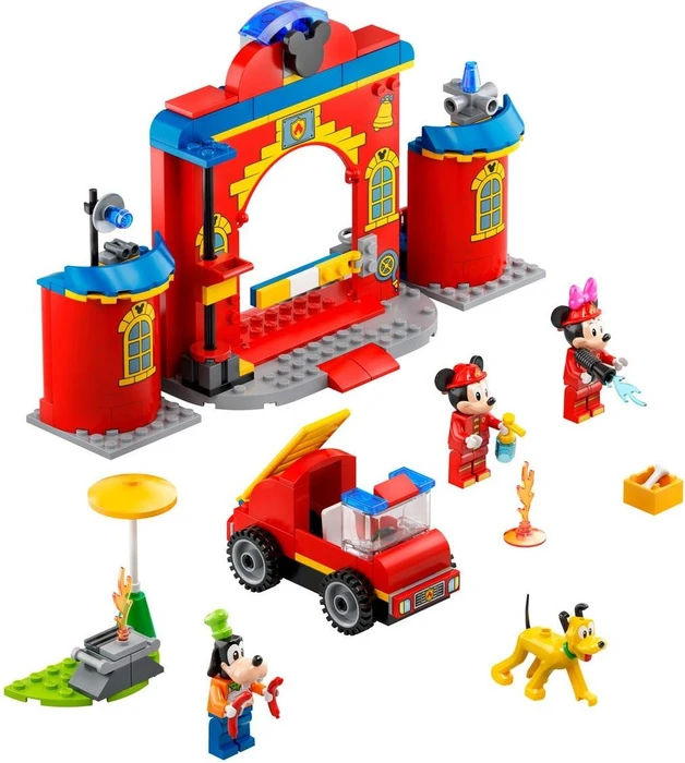 LEGO Disney Mickey and Friends - Mickys Feuerwehrstation und Feuerwehrauto