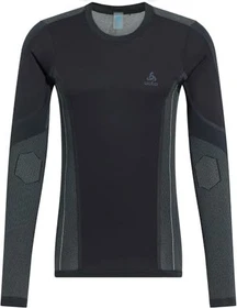 Odlo Performance Windshield Light Funktionsshirt langarm black/odlo concrete grey (Herren)