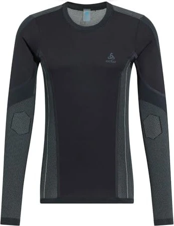 Odlo Performance Windshield Light Funktionsshirt langarm black/odlo concrete grey (Herren)