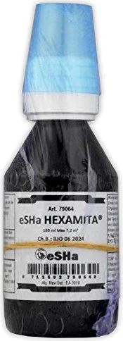 eSHa HEXAMITA, Heilmittel gegen Lochkrankheit bei Diskusfischen und anderen Cichliden, 180ml