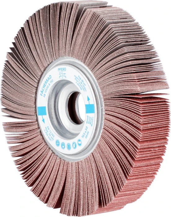Pferd FR 16530/25.4 A 150 Lamellenschleifwalze K150, 165x30mm, 2 Stück
