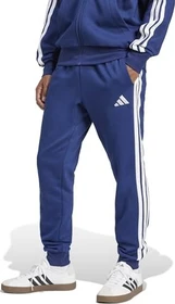 adidas Essentials Fleece 3-Streifen Trainingshose lang dark blue/white (Herren)