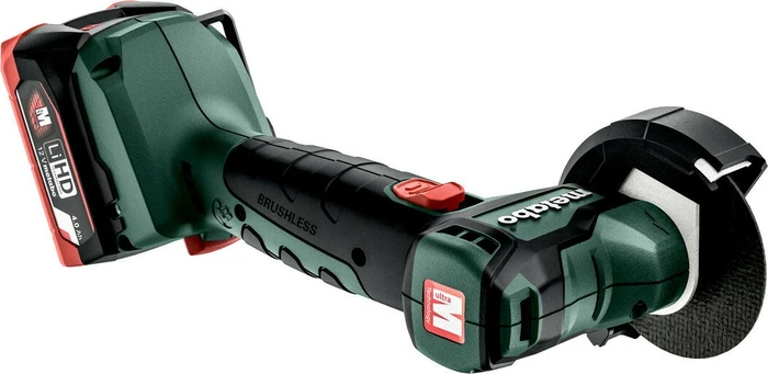 Metabo PowerMaxx CC 12 BL Akku-Winkelschleifer inkl. Koffer + 2 Akkus 4.0Ah