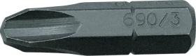 Gedore 690 3 S-010 Kreuzschlitz Bit 1/4", PH3x25mm, 10 Stück