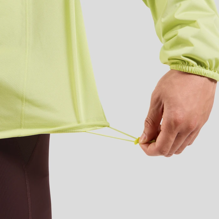 Odlo Waterproof X-Alp Performance Knit Laufjacke shadow lime (Herren)
