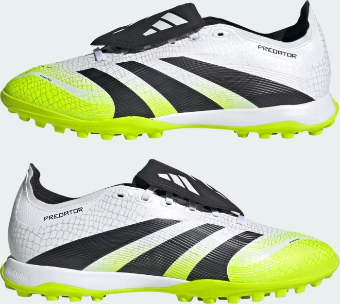 adidas Predator League Fold-Over Tongue TF cloud white/core black/lucid lemon