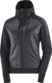 Salomon Elixir Hybrid Hooded Funktionsjacke deep black (Damen)