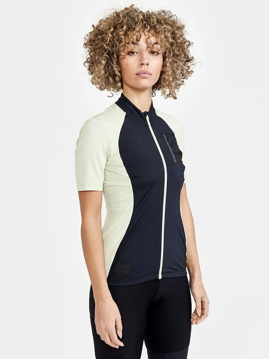 Craft Adv Gravel Trikot kurzarm black/celadon (Damen)