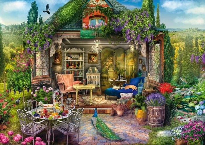 Schmidt Spiele Gartenhausglück in den Weinbergen