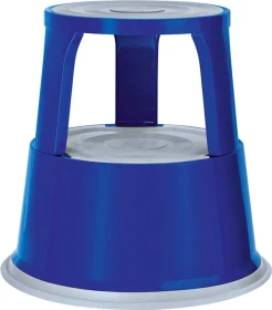 Wedo Step Rollhocker Metall, blau