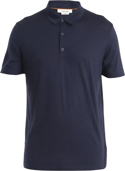 Icebreaker Merino Tech Lite III Poloshirt kurzarm midnight navy (Herren) (0A56WK-401)