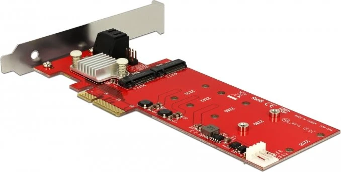 DeLOCK PCIe -> M.2 SATA, PCIe -> SATA