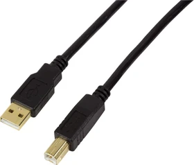 LogiLink USB 2.0 aktives Adapterkabel USB-A 2.0 [Stecker] auf USB-B 2.0 [Stecker], 20m (UA0266)