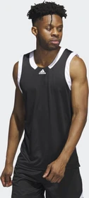 adidas Icon Squad Trikot ärmellos schwarz/weiß (Herren)