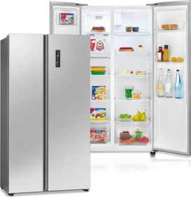 Bomann SBS 7344 Side-by-Side inox-look