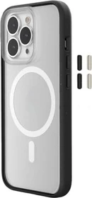 Woodcessories Clear Case MagSafe für Apple iPhone 15 Pro Max schwarz/klar