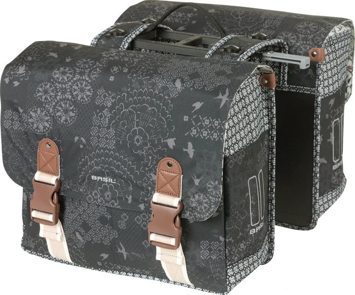 Basil Boheme MIK Doppeltasche Gepäcktasche schwarz