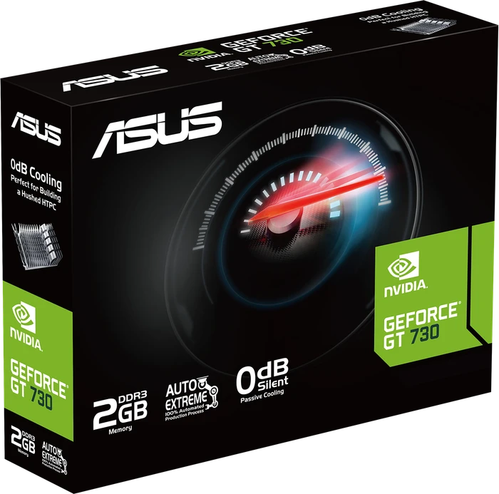 ASUS GeForce GT 730 SL BRK EVO, GT730-SL-2GD3-BRK-EVO, 2GB DDR3, VGA, DVI, HDMI