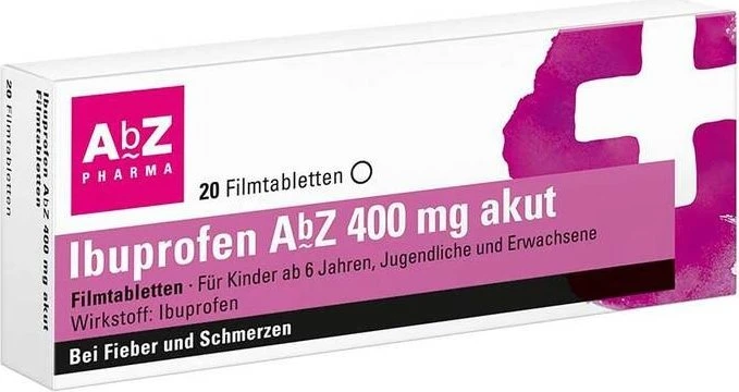 AbZ Ibuprofen 400mg akut Filmtabletten