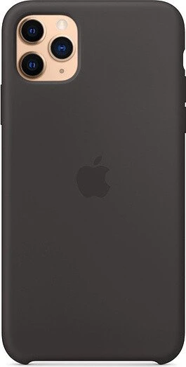 Apple Silikon Case für iPhone 11 Pro Max schwarz