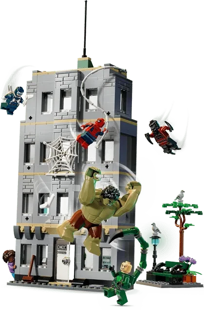 LEGO Marvel Super Heroes Spielset - Großer Showdown: Spider-Man vs. Hulk