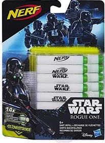 Hasbro Nerf Star Wars Rogue One Nerf Glow-in-the-Dark 14er Darts Nachfüllpack