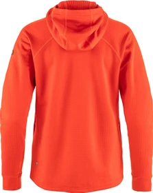 Fjällräven Abisko Grid Fleece Hoodie Funktionsjacke flame orange (Damen)